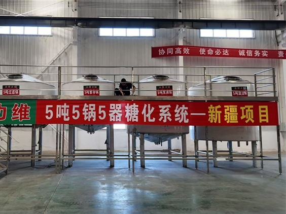 大庆精酿啤酒设备厂—5吨精酿啤酒设备—新疆项目